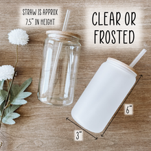 Load image into Gallery viewer, No Diggity Bout to Bag it Up Halloween 16oz Libbey Glass Can Tumbler