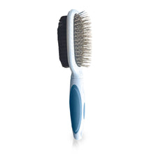 Load image into Gallery viewer, Ocean Plastic by PT Double-Sided Oval Pet Grooming Brush