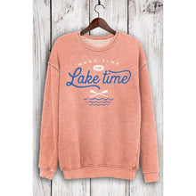 Load image into Gallery viewer, MAKE TIME FOR LAKE TIME MINERAL SWEATSHIRTS