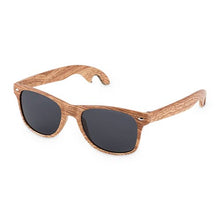 Load image into Gallery viewer, Bottle Opener Sunglasses - Faux Wood