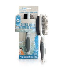 Load image into Gallery viewer, Ocean Plastic by PT Double-Sided Oval Pet Grooming Brush