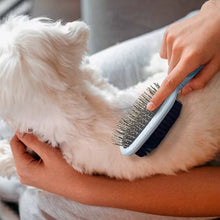 Load image into Gallery viewer, Ocean Plastic by PT Double-Sided Oval Pet Grooming Brush