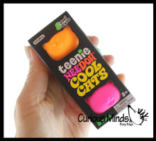 Load image into Gallery viewer, NeeDoh Teenie Cool Cat Groovy Soft Doh Filled Stretch Ball -