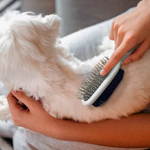 Load image into Gallery viewer, Ocean Plastic by PT Double-Sided Oval Pet Grooming Brush