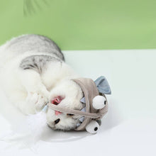 Load image into Gallery viewer, Moo - Feathered Cat Hat