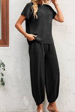Load image into Gallery viewer, Plain Cozy Knit Top With Joggers Pant 2pcs Set