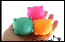 Load image into Gallery viewer, NeeDoh Teenie Cool Cat Groovy Soft Doh Filled Stretch Ball -
