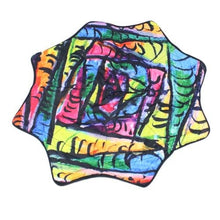 Load image into Gallery viewer, Mougee Classic Flow Star - 27" Diameter - The ultimate flow star: Flower Power-Purple/Blue