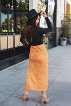 Load image into Gallery viewer, Polly Side Slit Midi Skirt