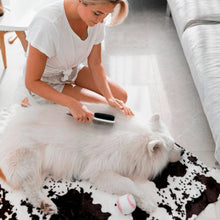 Load image into Gallery viewer, Ocean Plastic by PT Double-Sided Oval Pet Grooming Brush