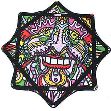 Load image into Gallery viewer, Mougee Classic Flow Star - 27" Diameter - The ultimate flow star: Flower Power-Purple/Blue