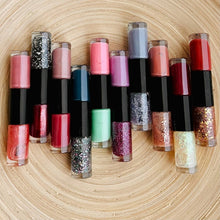 Load image into Gallery viewer, Double Nail Polish - Trendy Colors, Glitter Polish Gift