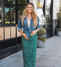 Load image into Gallery viewer, Polly Side Slit Midi Skirt