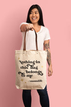 Load image into Gallery viewer, Hashtag Mom Life Tote Bag spring, mothers day, gifts
