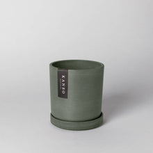 Load image into Gallery viewer, Signature Planters & Saucer Blue