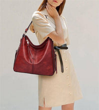 Load image into Gallery viewer, Vintage Tote Bag Shoulder Crossbody Bag