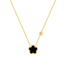 Load image into Gallery viewer, 18K gold plated Stainless steel Flower necklace