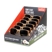 Load image into Gallery viewer, Bottle Opener Sunglasses - Faux Wood