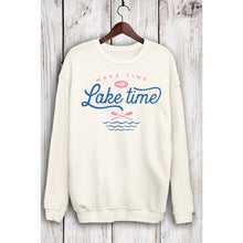 Load image into Gallery viewer, MAKE TIME FOR LAKE TIME MINERAL SWEATSHIRTS