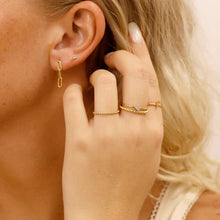 Load image into Gallery viewer, Gold Stainless Steel Braided Spacer Ring