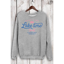 Load image into Gallery viewer, MAKE TIME FOR LAKE TIME MINERAL SWEATSHIRTS