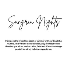 Load image into Gallery viewer, SANGRIA NIGHTS | SUMMER: 8 OZ
