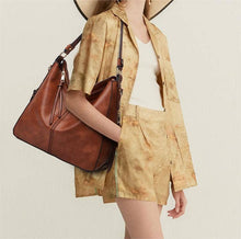 Load image into Gallery viewer, Vintage Tote Bag Shoulder Crossbody Bag