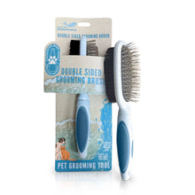 Load image into Gallery viewer, Ocean Plastic by PT Double-Sided Oval Pet Grooming Brush
