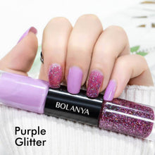 Load image into Gallery viewer, Double Nail Polish - Trendy Colors, Glitter Polish Gift