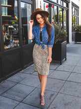 Load image into Gallery viewer, Cheetah Evie Weekend Skirt