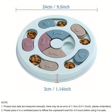 Load image into Gallery viewer, Interactive Dog Intellectual Toy Puzzle Reliever, Slow Feeding Training Plate, Food Hiding Bowl, Intelligence Puzzle