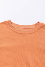 Load image into Gallery viewer, Halloween Pumpkin Graphic Corduroy Sweatshirt