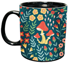 Load image into Gallery viewer, Blooming Flowers Heat Reveal Mug - Mushrooms