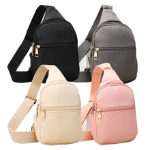 Load image into Gallery viewer, Nylon Mini Sling Bag: ONE SIZE / PINK