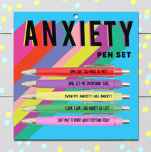 Load image into Gallery viewer, Anxiety Pen Set
