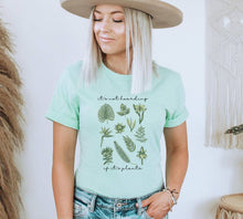 Load image into Gallery viewer, Its Not Hoarding If Its Plants T-shirt | Graphic Tee: Heather Gray / Medium