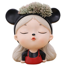 Load image into Gallery viewer, Girl Flower Pot small