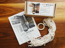 Load image into Gallery viewer, DIY Macrame Plant Hanger Kit