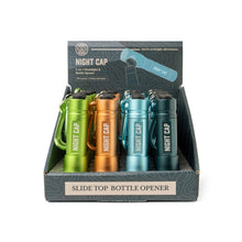 Load image into Gallery viewer, Bunk House Nightcap 2-in-1 Flashlight &amp; Bottle Opener
