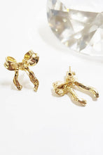 Load image into Gallery viewer, Bow Ribbon Shaped Stud Earrings
