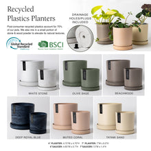 Load image into Gallery viewer, Signature Planters &amp; Saucer Blue
