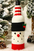 Load image into Gallery viewer, Christmas Home Decor Cartoon Knitting Wine Cover Holder
