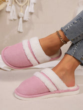 Load image into Gallery viewer, Faux Fur Round Toe Slippers
