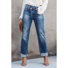 Load image into Gallery viewer, Urban Casual Washed out Straight Denim : BLUE
