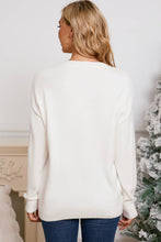 Load image into Gallery viewer, Tinsel Merry and Bright Graphic Christmas Sweater
