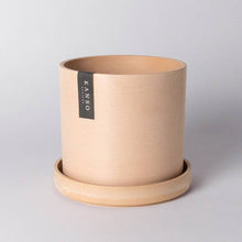 Load image into Gallery viewer, 7&quot; &amp; 4&quot; Signature Planter &amp; Saucer Wood Dust
