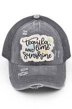 Load image into Gallery viewer, C.C Tequila Lime and Sunshine Patch Pony Cap: Mint

