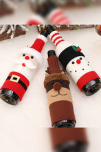 Load image into Gallery viewer, Christmas Home Decor Cartoon Knitting Wine Cover Holder
