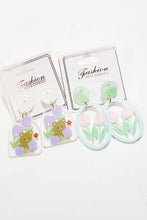 Load image into Gallery viewer, Artistic Design Acrylic Dangle Earrings
