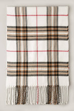 Load image into Gallery viewer, Giant Check Cashmere Feel Muffler Scarf
